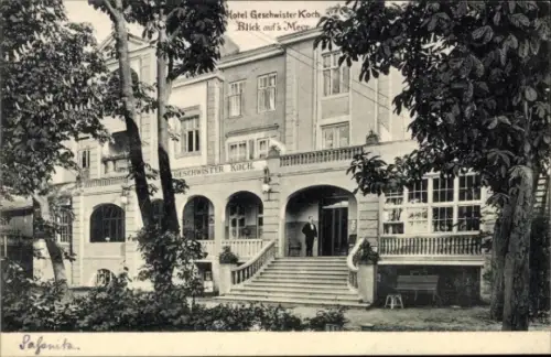 Ak Sassnitz auf Rügen, Hotel Geschwister Koch