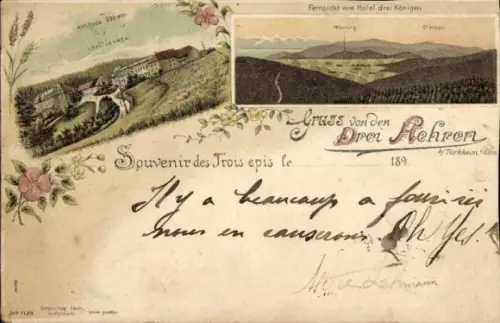 Litho Trois Épis Drei Ähren Elsass Haut Rhin, Gesamtansicht