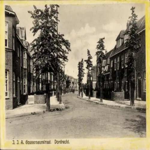 Ak Dordrecht Zuid-Holland Nederland, Gouverneurstraat