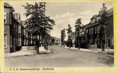 Ak Dordrecht Zuid-Holland Nederland, Gouverneurstraat