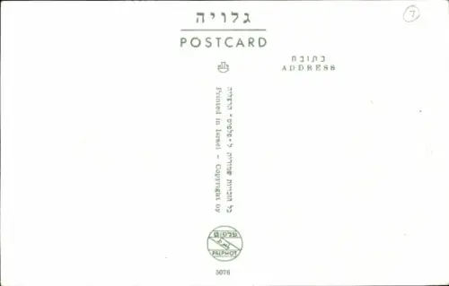 CPA Israël, Capernaum ancient Synagoge