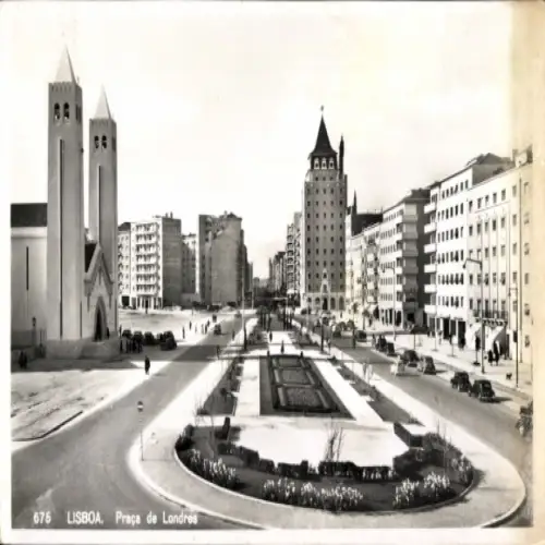 Ak Lisboa Lissabon Portugal, Praca de Londres