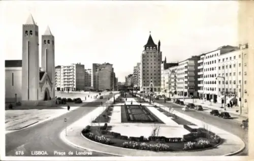 Ak Lisboa Lissabon Portugal, Praca de Londres