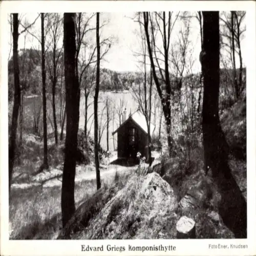 Ak Hop Fana Bergen Norwegen, Troldhaugen, Edvard Griegs Komponistenhütte