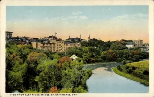 PC Saint Catharines Ontario Canada, view from Glen Ridge Bridge