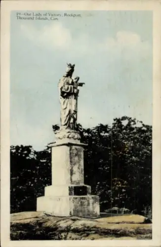 Ak Thousand Islands Ontario Kanada, Siegesdenkmal