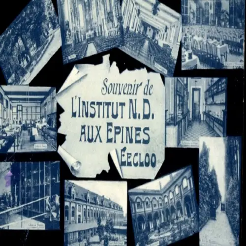 Ak Eecloo Eeklo Ostflandern, Souvenir de L'Institut N.D. aux Epines,  verschiedene Innenansichten