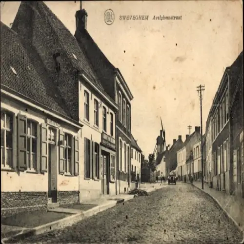Ak Sweveghem Belgien, Avelghemstraat