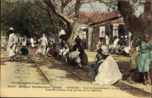 Ak Dakar Senegal, Wahlberechtigte, Boulevard, Mairie,  Senegal