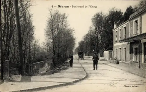 Ak Sevran Seine Saint Denis, Boulevard de l'Ourcq