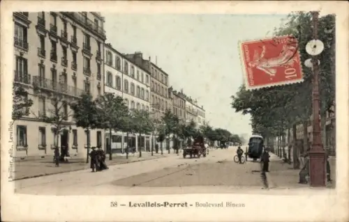 CPA Levallois Perret Hauts de Seine, Boulevard Bineau
