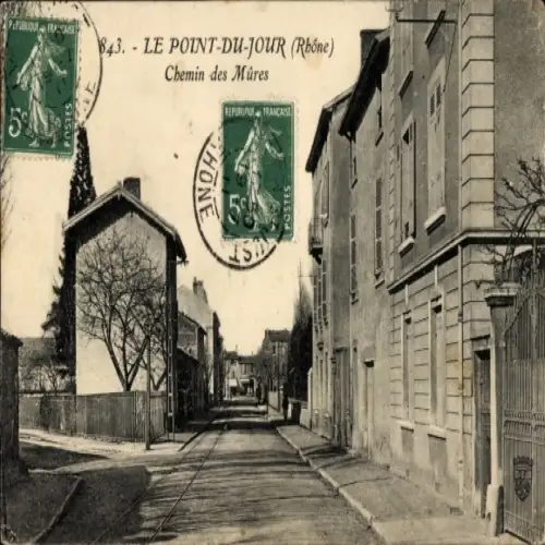 Ak Le Point du Jour Rhône, Chemin des Mûres