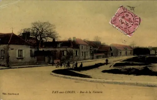 Ak Fay aux Loges Loiret, Rue de la Verrerie