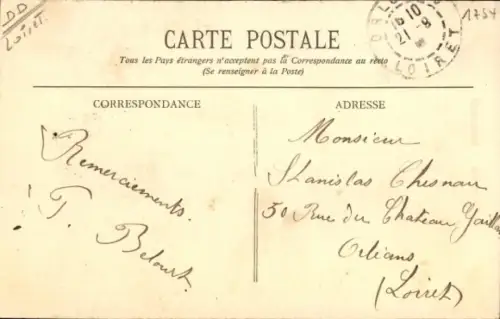 Ak Fay aux Loges Loiret, Rue de la Verrerie