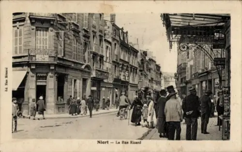 Ak Niort Deux Sèvres, La Rue Ricard