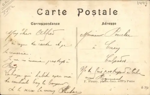 Ak Paris XVII., Rue de Courcelles