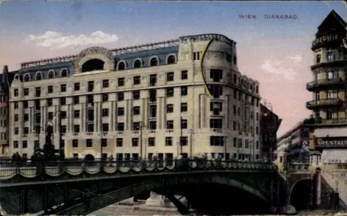 Ak Wien 2 Leopoldstadt, Dianabad 