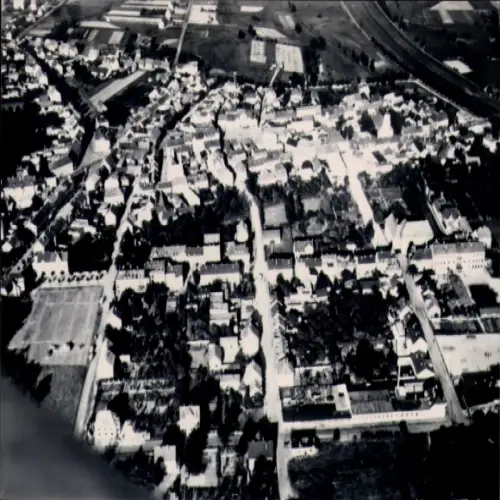 Foto Elsterwerda, Fliegeraufnahme