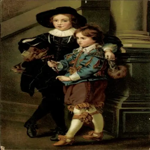 Künstler Ak Peter Paul Rubens, Söhne