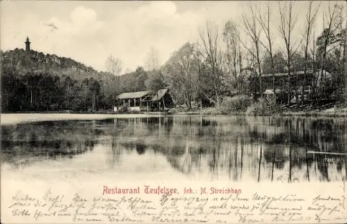 Ak Berlin Köpenick, Restaurant Teufelssee, Müggelberge