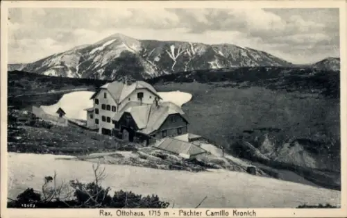 Ak Reichenau an der Rax in Niederösterreich, Ottohaus, Camillo Kronich
