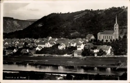Ak Dieblich an der Mosel, Gesamtansicht