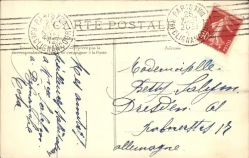 Ak Paris IX Boulevard des Italiens