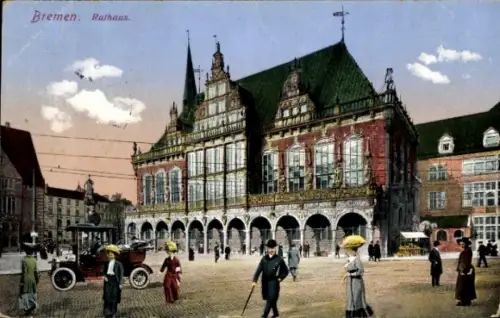 Ak Bremen, Historisches Rathaus