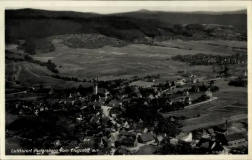 Ak Rudersberg in Württemberg, Luftaufnahme von  Landhäuser, Landschaft, keine Persönlichkeiten