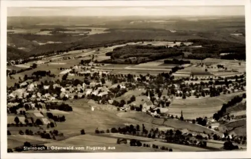 Ak Steinbach Michelstadt im Odenwald, Fliegeraufnahme