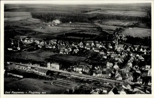Ak Babstadt Bad Rappenau in Baden, Luftbild von  Häuser, Felder, von Flugzeug aufgenommen