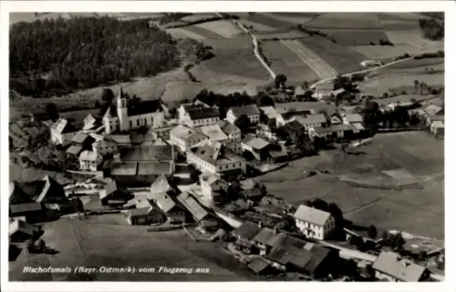 Ak Bischofsmais in Niederbayern, Fliegeraufnahme