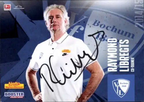Autogrammkarte Co Trainer Raymond Libregts, VfL Bochum, Autogramm