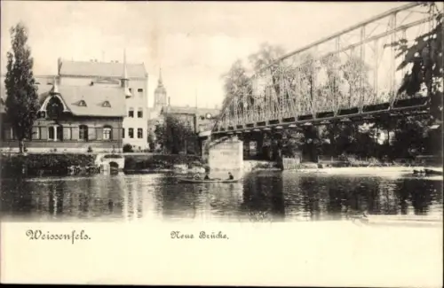 Ak Weißenfels an der Saale, Neue Brücke