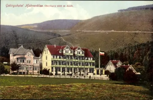 Ak Hahnenklee Bockswiese Goslar im Harz, Gebirgshotel