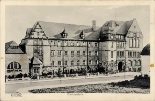 Ak Rheine in Westfalen, Gymnasium