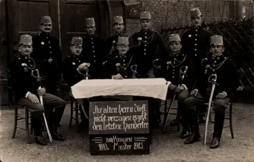Foto Ak Kuk Soldaten in Uniform, Gruppenbild, 1910-1913