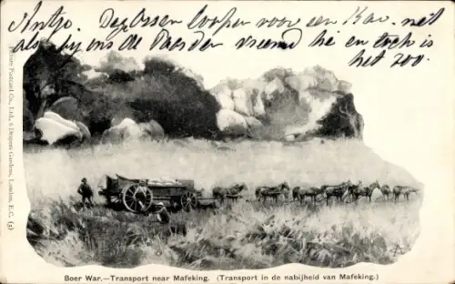 Ak Boer War, Transport near Mafeking