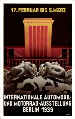 Ak Berlin, Internationale Automobil und Motorrad Ausstellung 1939