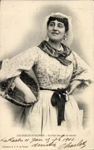 CPA Sables d'Olonne, Pays des paix de beauté