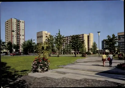 Ak Berlin Tiergarten, Südliches Hansaviertel, Wohnbauten Bartningallee, Int. Bauausstellung 1957