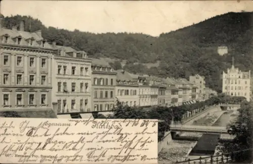 Ak Karlovy Vary Karlsbad Stadt, Egerstraße