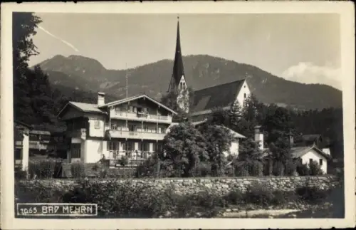 Foto Ak Bad Mehrn Brixlegg in Tirol, Teilansicht, Kirche