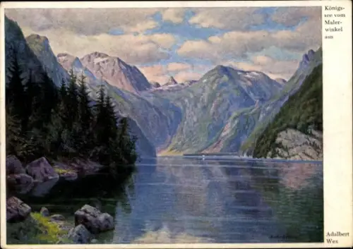 Künstler Ak Wex, Adalbert, Königssee