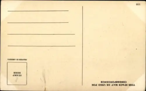 Künstler Ak Gemaltes Porträt einer lächelnden Frau