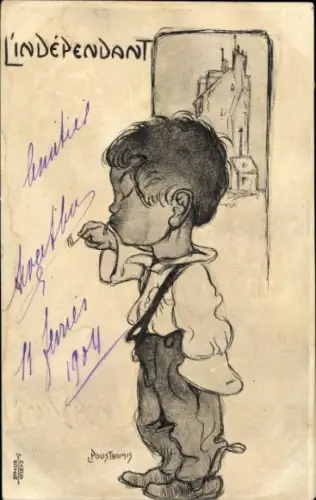 Künstler CPA Pous Thomis, L., Independant
