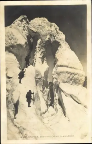 CPA Chamonix, Les Grands Seracs du Mont Blanc