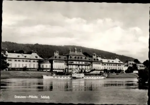 Ak Dresden-Pillnitz, Schloss, MS Königstein