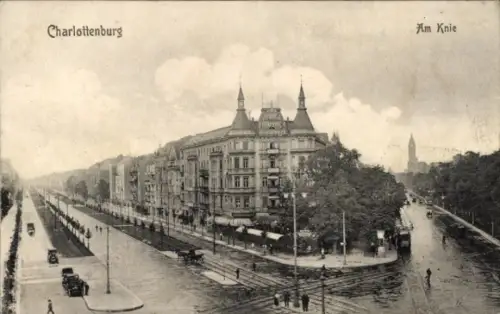 Ak Berlin Charlottenburg, Am Knie