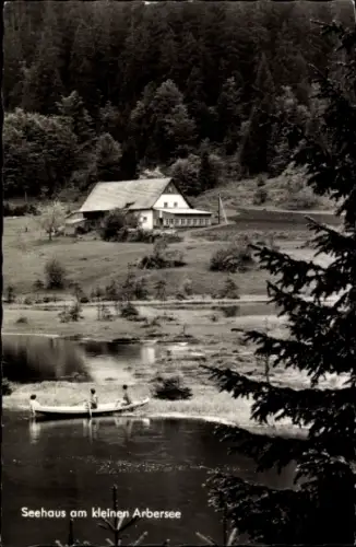 Ak Tröstau im Fichtelgebirge, Seehaus am kleinen Arbersee